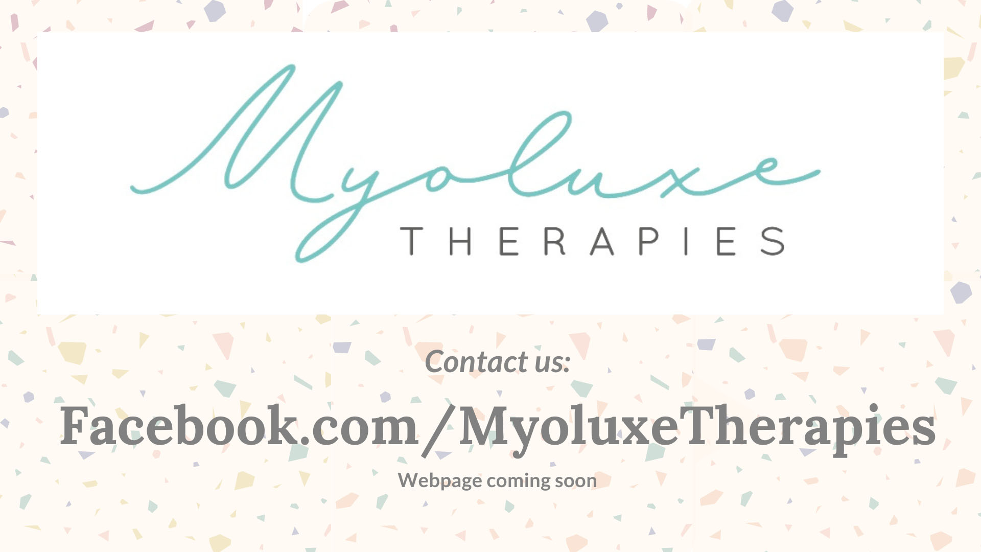 Website Coming Soon
